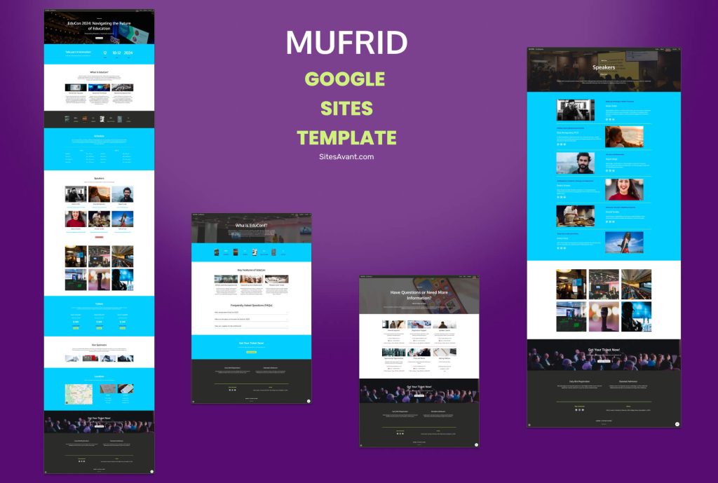 MUFRID Google Sites Template